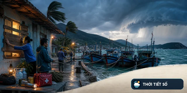 Chuẩn bị trước bão: hiểu vùng dự báo và lập kế hoạch cho gia đình