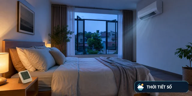 Nhiệt độ phòng ngủ bao nhiêu là tốt? Cách tìm mức phù hợp thay vì chạy theo một con số